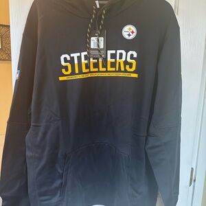 NWT Nike NFL Pittsburgh Steelers On Field Mens Hoodie Sweatshirt 3XL Dri Fit